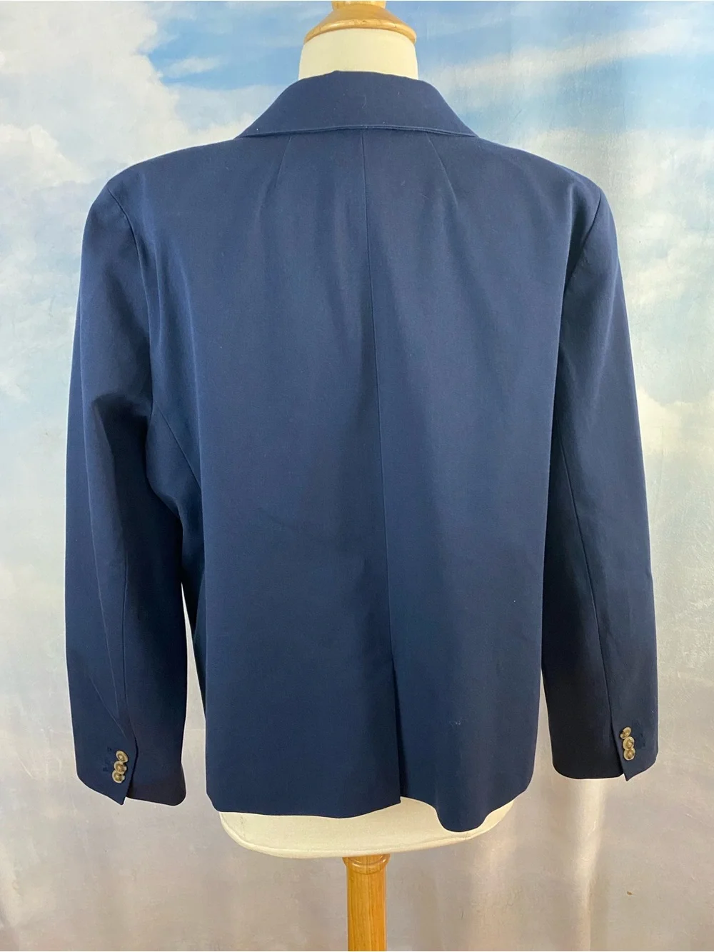 J. Crew Classic Navy Single-Breasted Women's Lined Blazer Size 14 - Picture 3 of 6